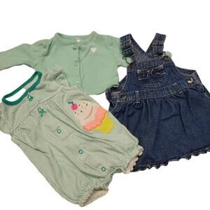 3M Kids Girls Lot - Baby Clothes - Carters / Arizona Jean Co -‎ Value Bundle